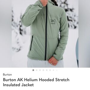 Burton AK Helium Hooded Insulated Jacket - Sage